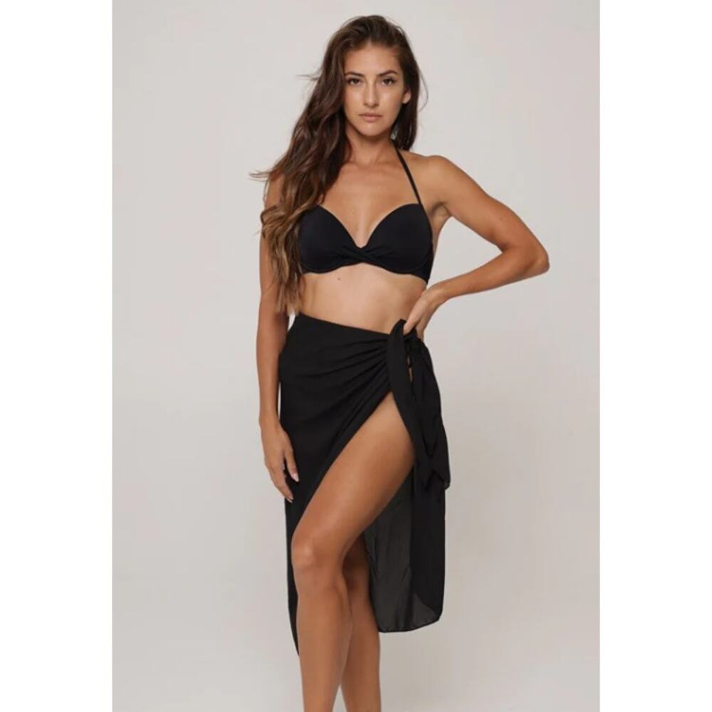 NWT J Valdi Long Sarong in‎ Navy